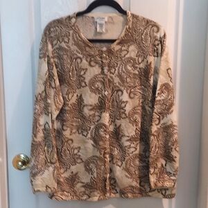 Liz Baker Cardigan Sweater 1X